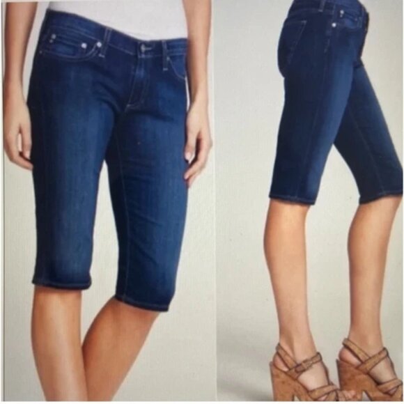 Adriano Goldschmied the Malibu Crop Pant Jeans size 27R AG - Picture 3 of 8